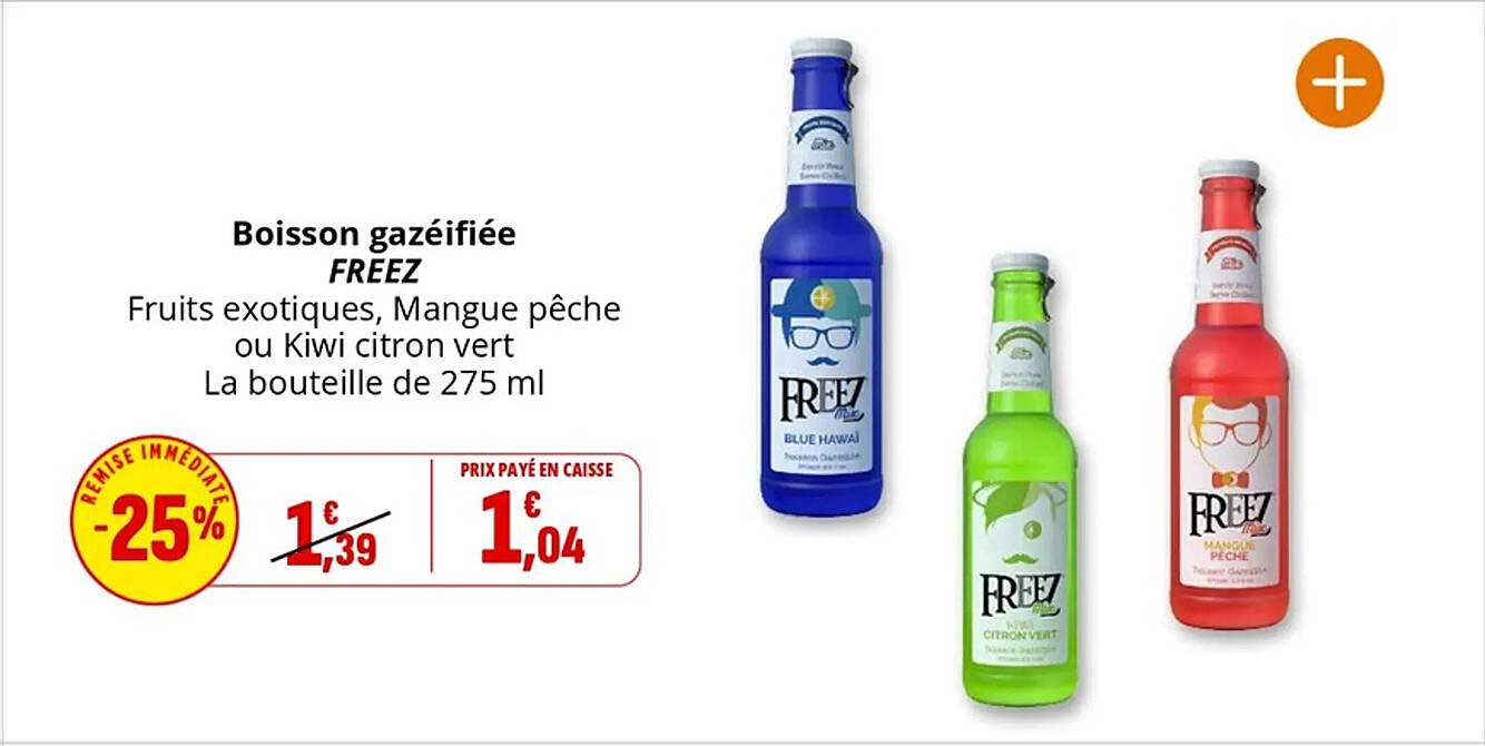 Boisson gazeifiée FREEZ