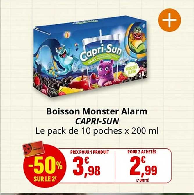Boisson Monster Alarm CAPRI-SUN