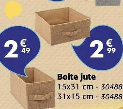 Boite jute