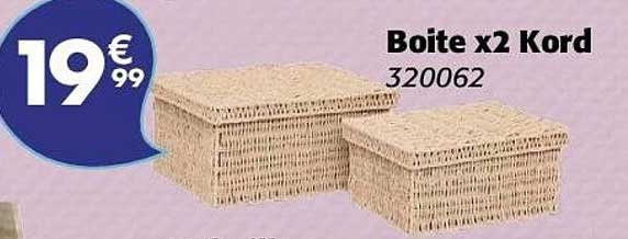 Boîte x2 Kord
