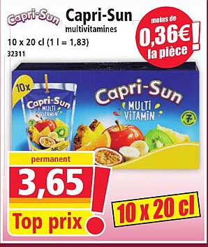 Capri-Sun multivitamines 10 x 20 cl