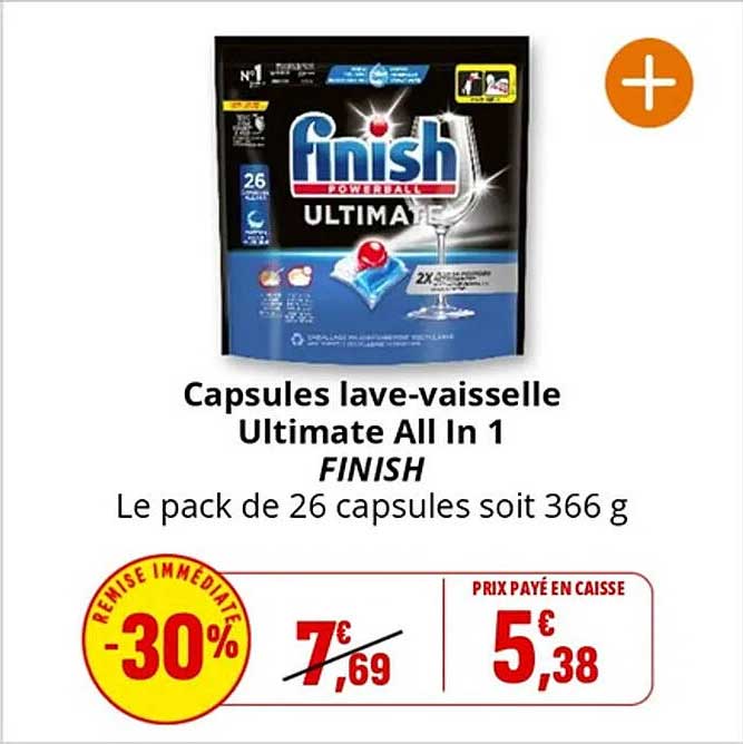 Capsules lave-vaisselle Ultimate All In 1