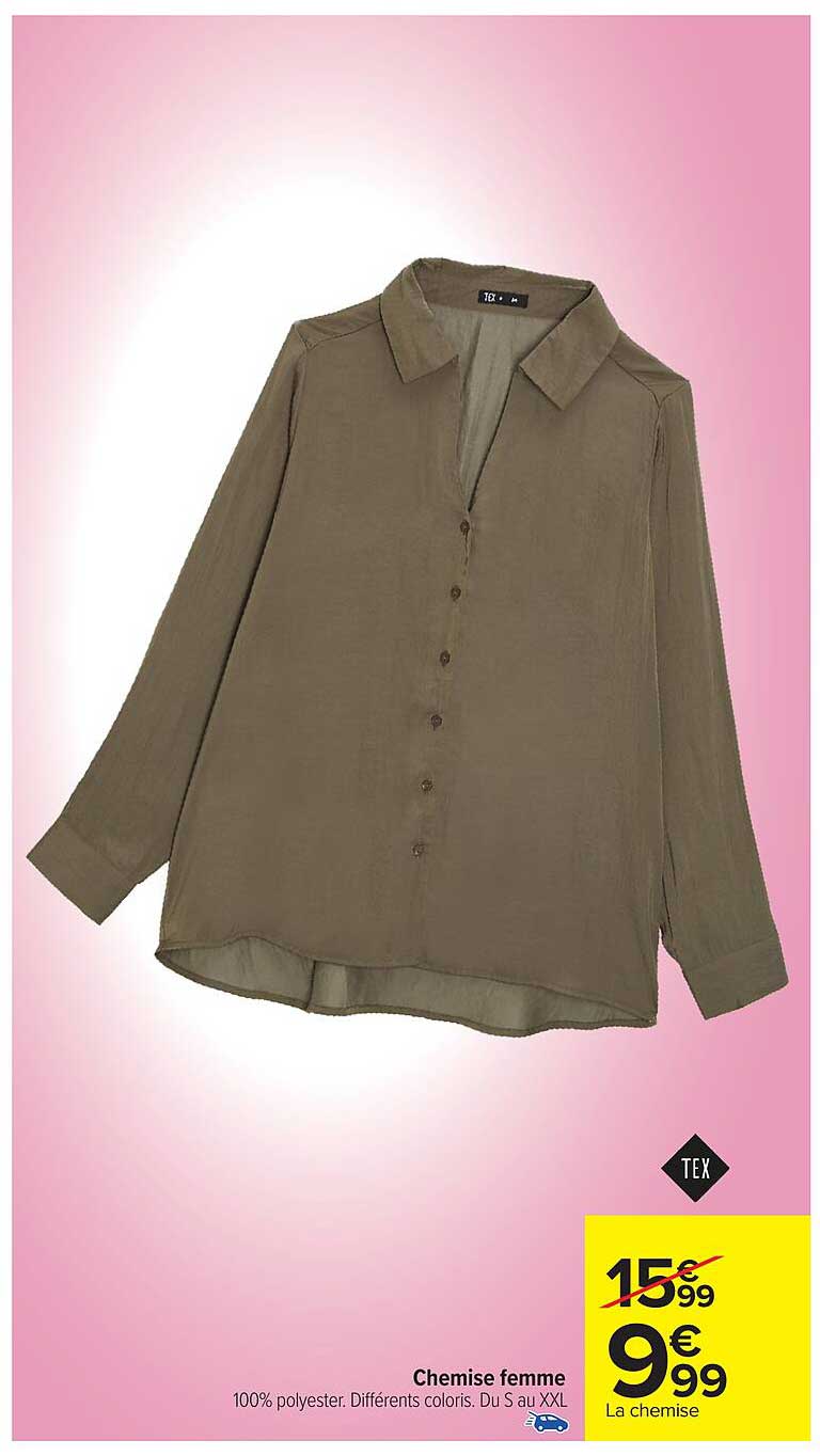 Chemise femme