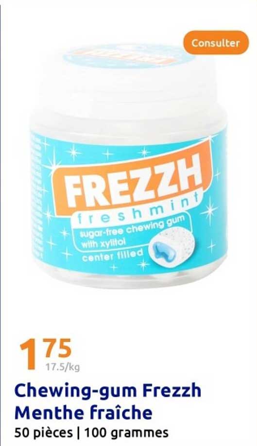 Chewing-gum Frezzh Menthe fraîche