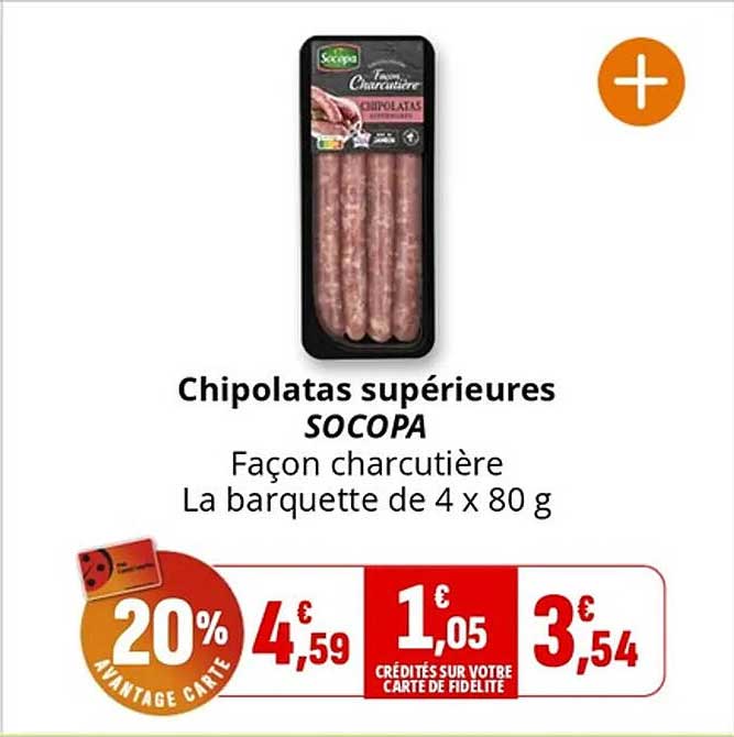 Chipolatas supérieures SOCOPA