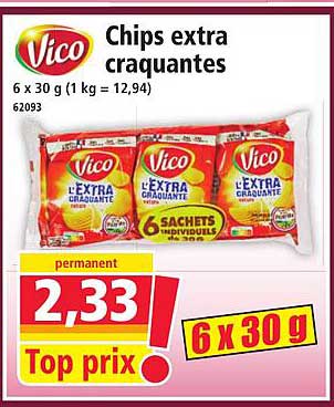Chips extra craquantes