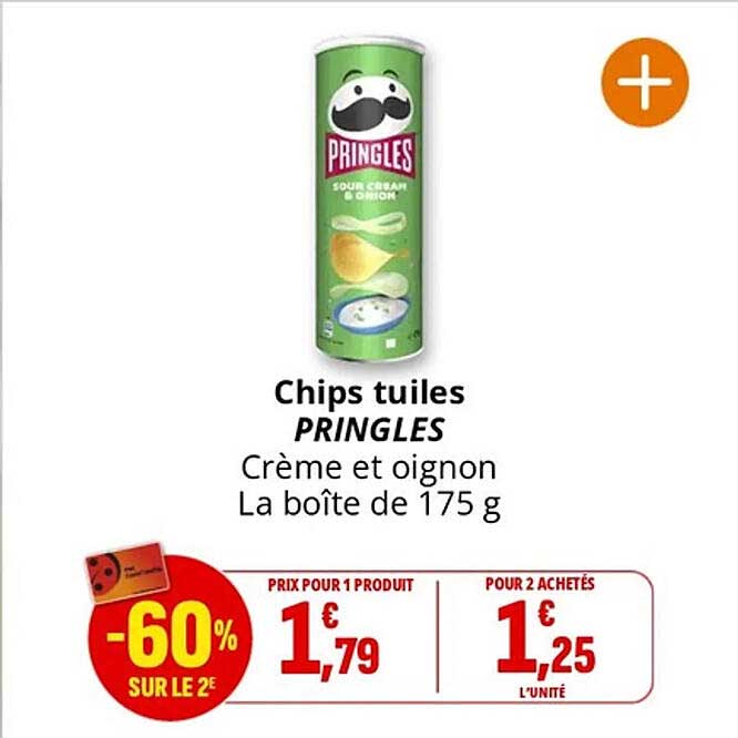 Chips tuiles PRINGLES