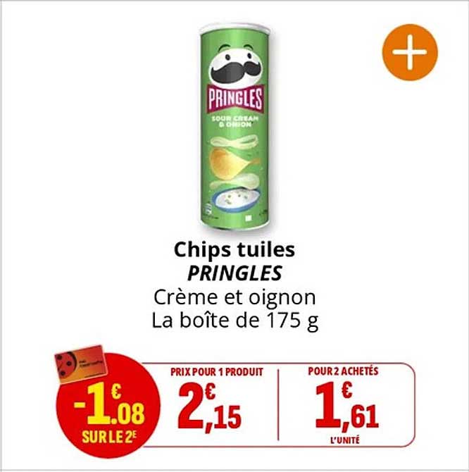 Chips tuiles PRINGLES