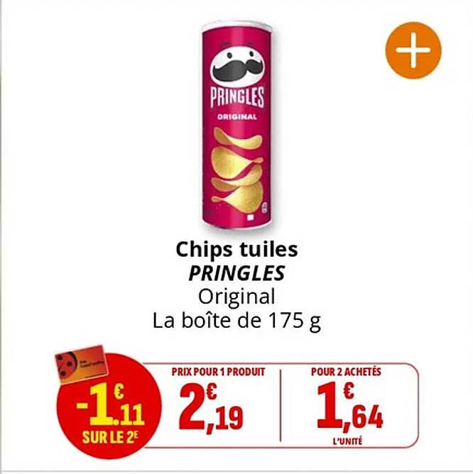 Chips tuiles PRINGLES Original