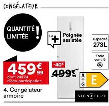 CONGÉLATEUR armoire