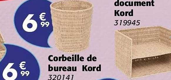 Corbeille de bureau Kord