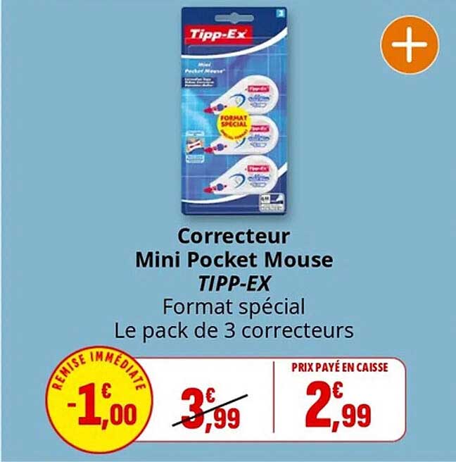 Correcteur Mini Pocket Mouse TIPPEX