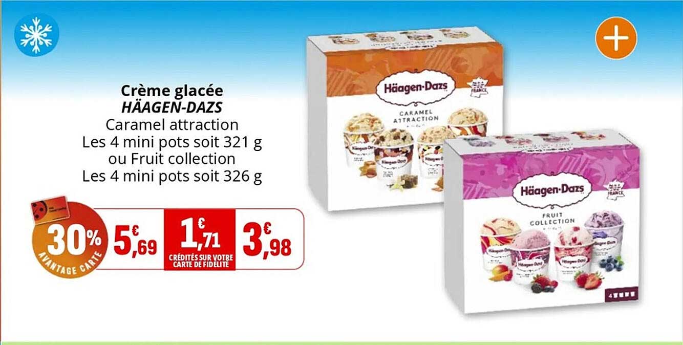 Crème glacée HÄAGEN-DAZS