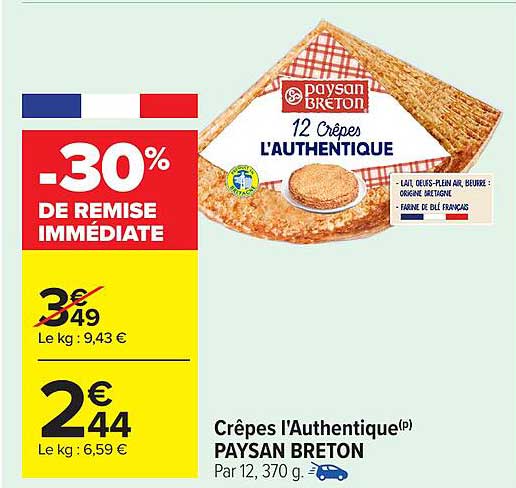 Crêpes l'Authentique(P) PAYSAN BRETON