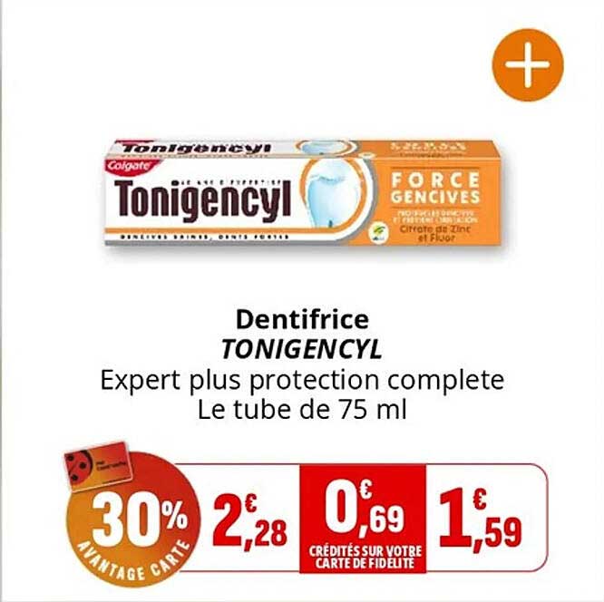 Dentifrice TONIGENCYL