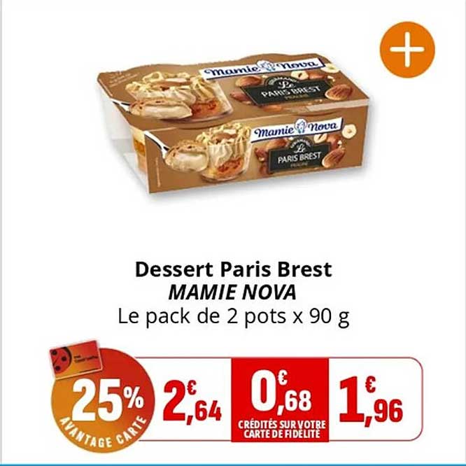 Dessert Paris Brest MAMIE NOVA