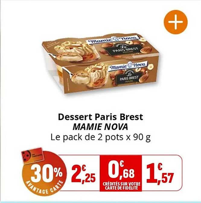 Dessert Paris Brest MAMIE NOVA