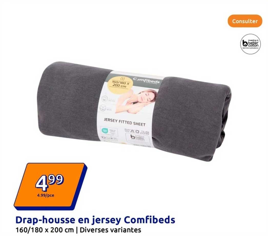 Drap-housse en jersey Comfibeds