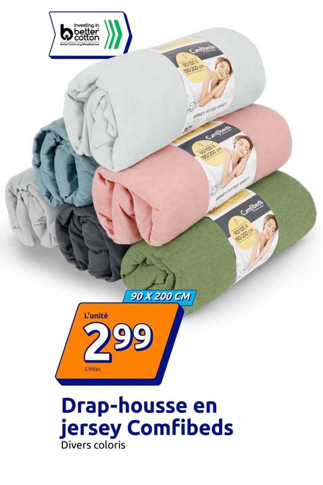 Drap-housse en jersey Comfibeds