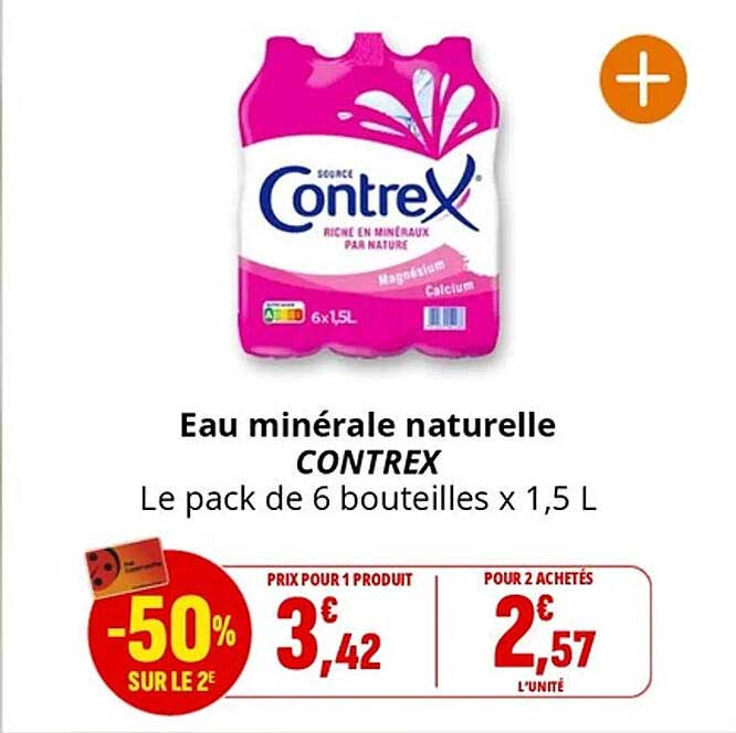 Eau minérale naturelle CONTREX