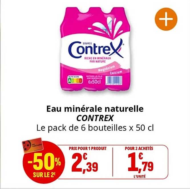 Eau minérale naturelle CONTREX