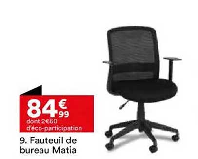 Fauteuil de bureau Matia