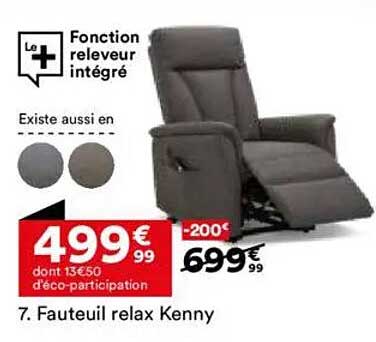 Fauteuil relax Kenny