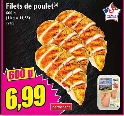Filets de poulet