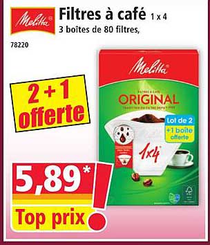 Filtres à café 1 x 4