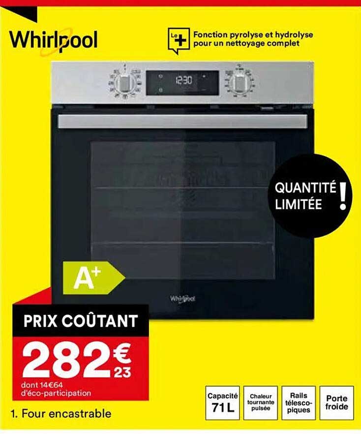 Four encastrable Whirlpool