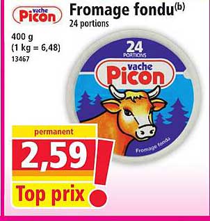 Fromage fondu 24 portions