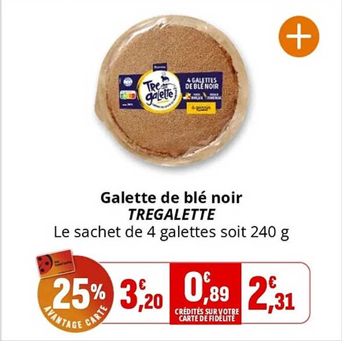 Galette de blé noir TREGALETTE