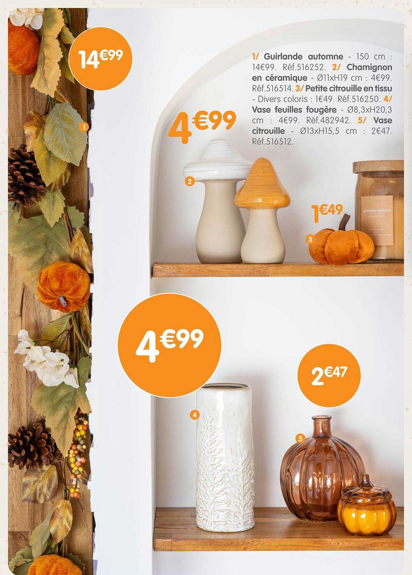Guirlande automne - 150 cm - 14€99