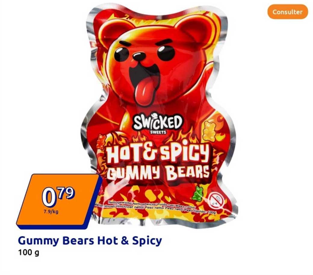 Gummy Bears Hot & Spicy