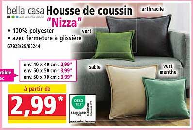 Housse de coussin "Nizza"