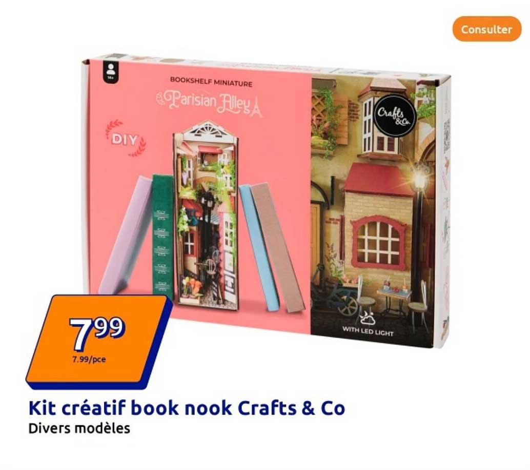 Kit créatif book nook Crafts & Co