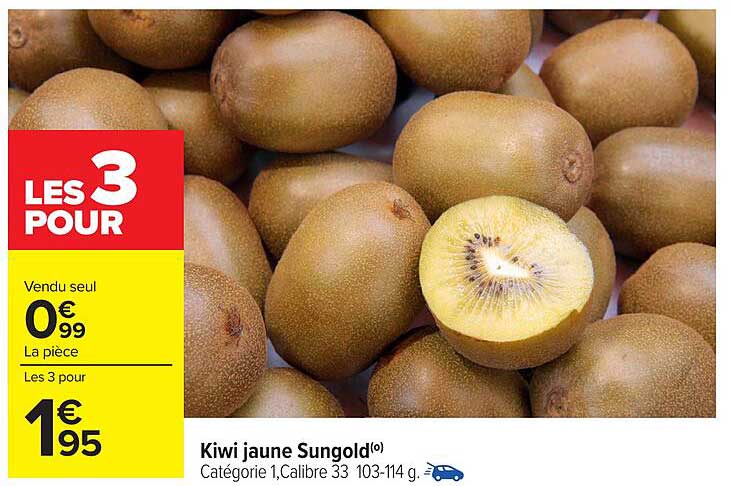 Kiwi jaune Sungold