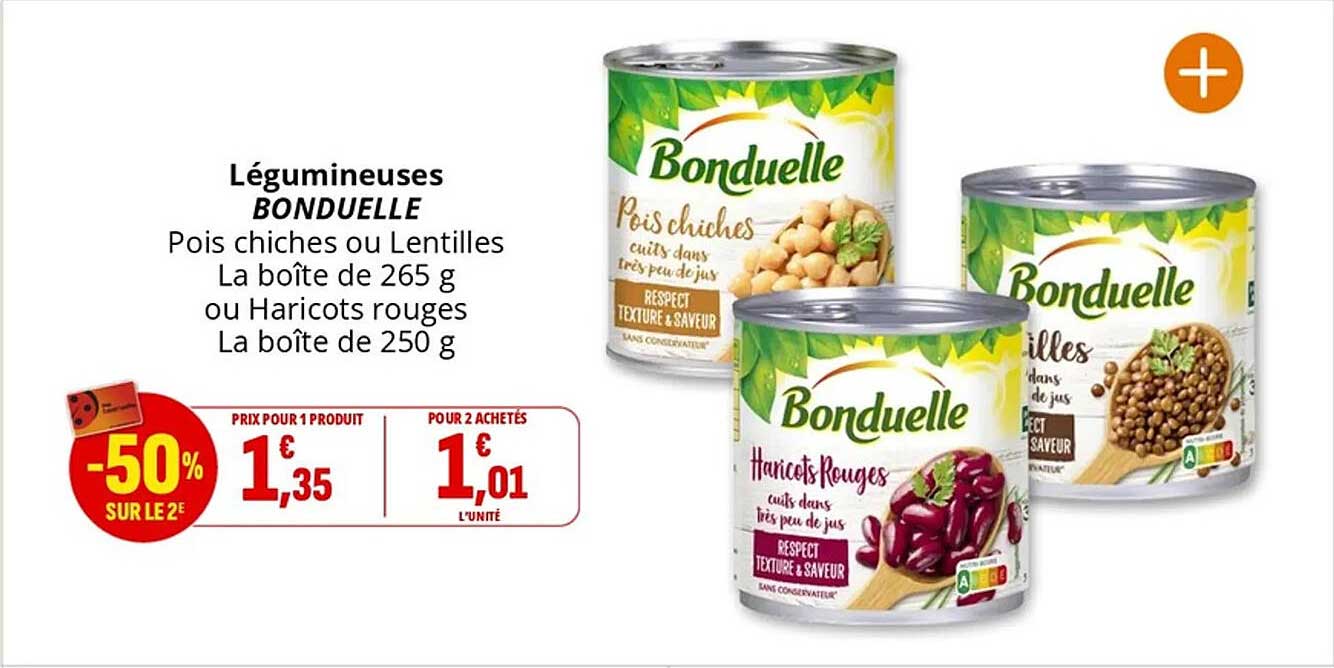 Légumineuses BONDUELLE