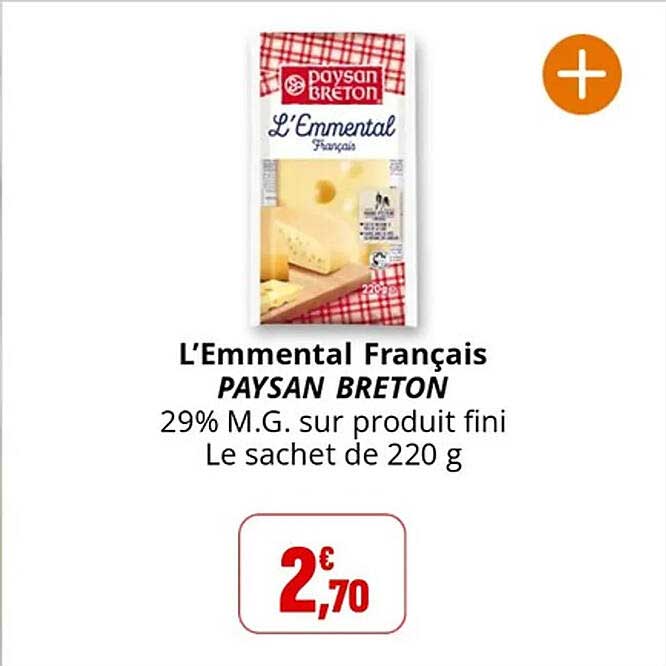 L'Emmental Français PAYSAN BRETON