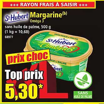 Margarine St Hubert Oméga 3 500 g