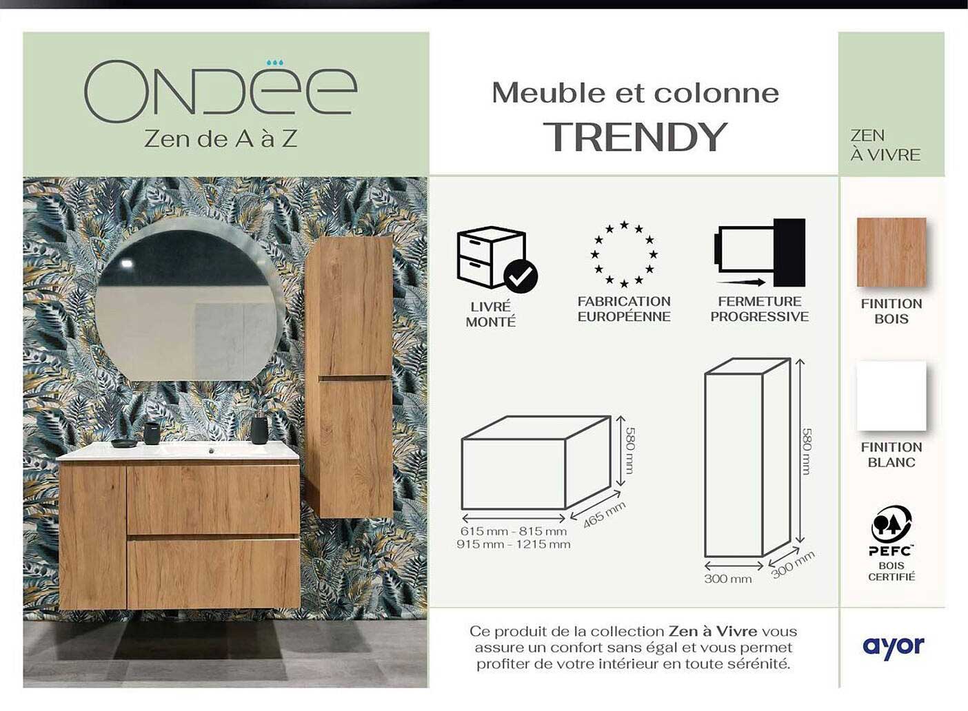 Meuble et colonne TRENDY
