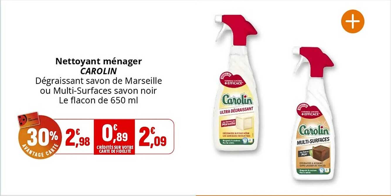 Nettoyant ménager CAROLIN