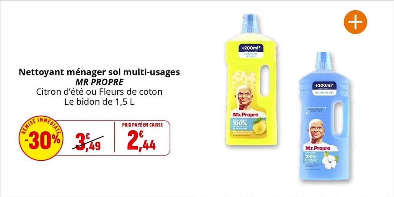 Nettoyant ménager sol multi-usages MR PROPRE