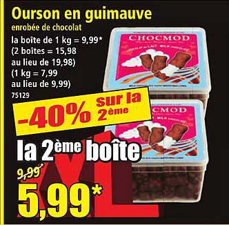 Ourson en guimauve