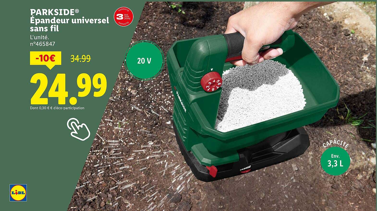 PARKSIDE® Épandage universel sans fil