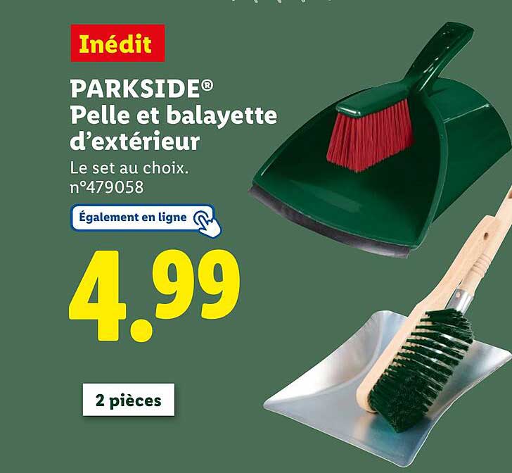 PARKSIDE® Pelle et balayette d’extérieur