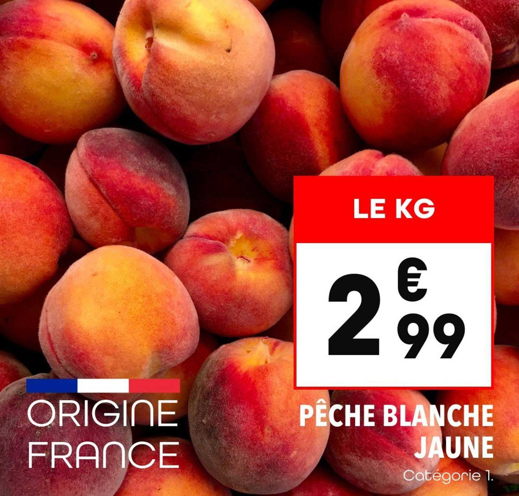 Pêche Blanche Jaune