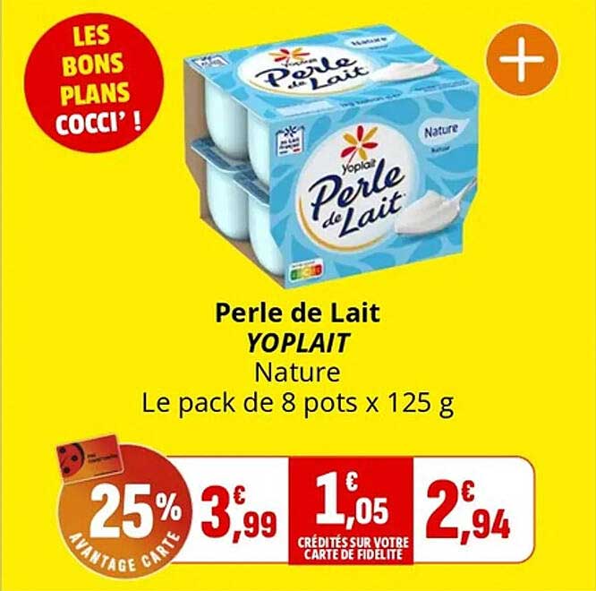 Perle de Lait YOPLAIT Nature