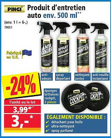 Produit d'entretien auto env. 500 ml