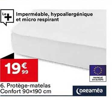 Protège-matelas Confort 90x190 cm